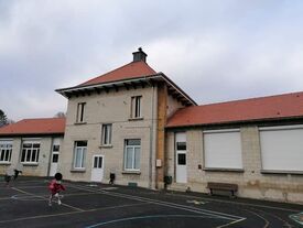 Toitures de l'école côté cour